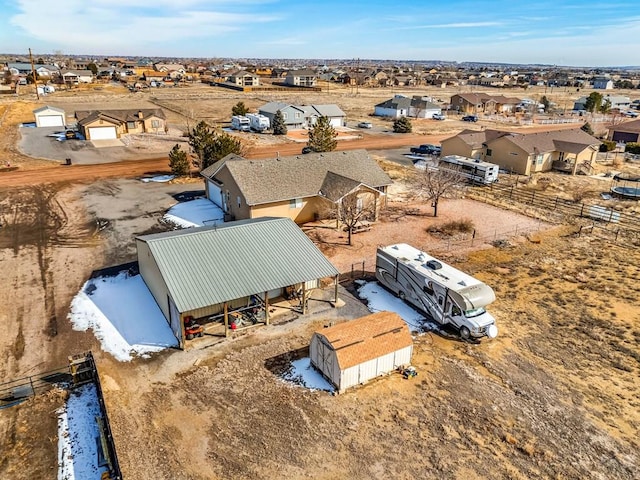 birds eye view of property featuring a residential view