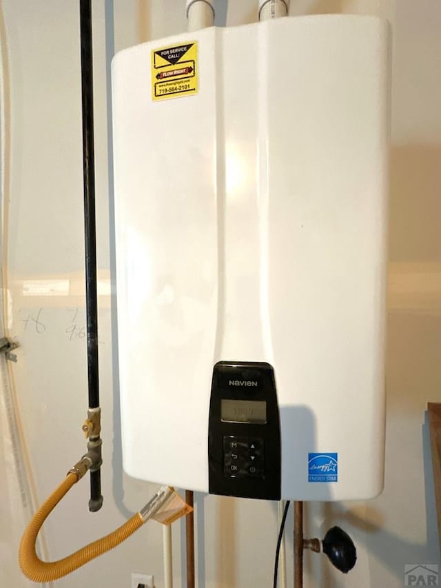 4805 Walking Stick Blvd, Pueblo, CO 81001 - detailed view of tankless water heater