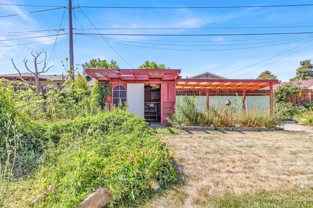 view of outbuilding